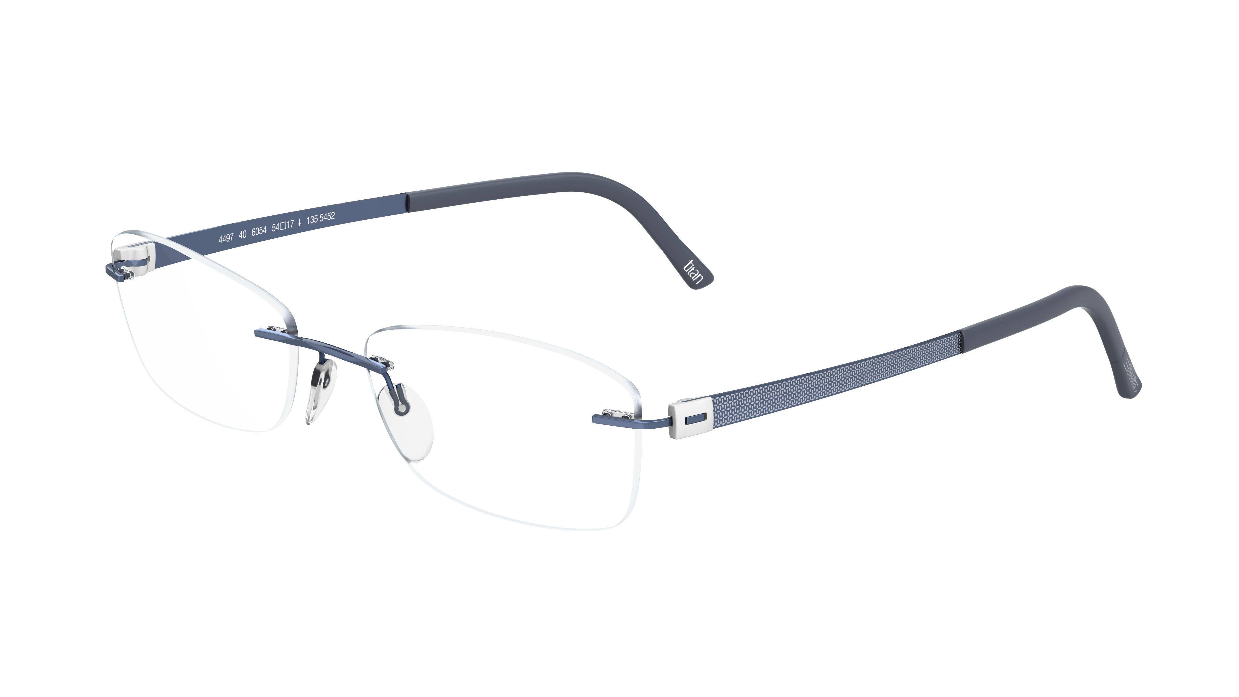 Silhouette Eyeglasses Titan Accent Chassis 5452 Rimless Optical Frame