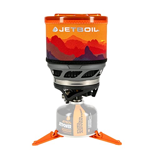 Jetboil MiniMo Camping and Backpacking Stove Cooking System with Adjustable Heat Control