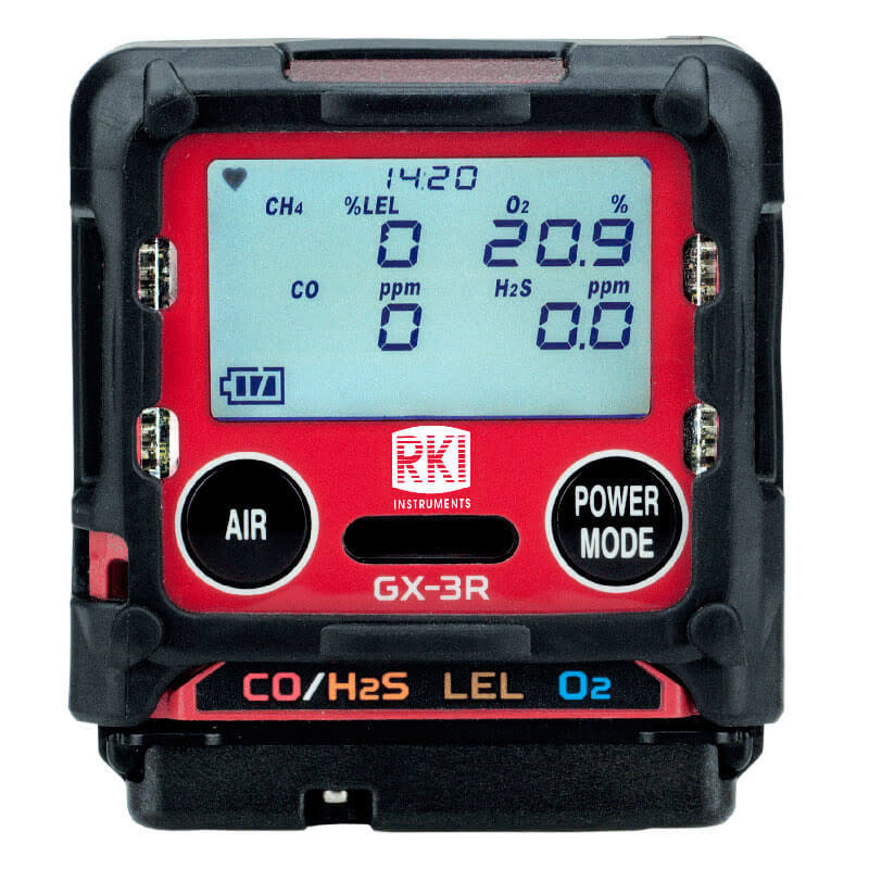 RKI GX-3R 4 GAS Confined Space Monitor 72-RA-C
