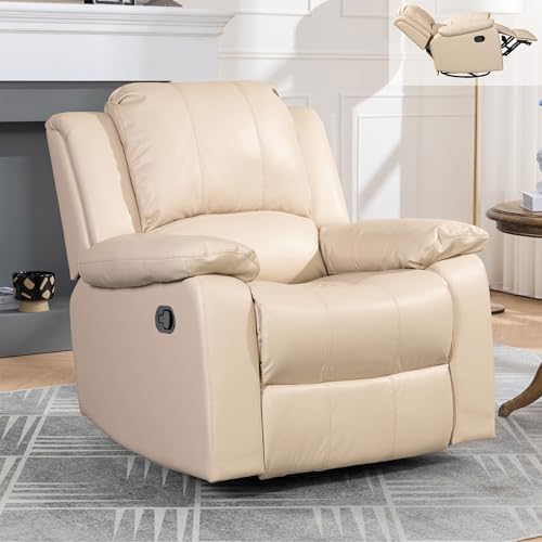Leather Swivel Recliner Chair