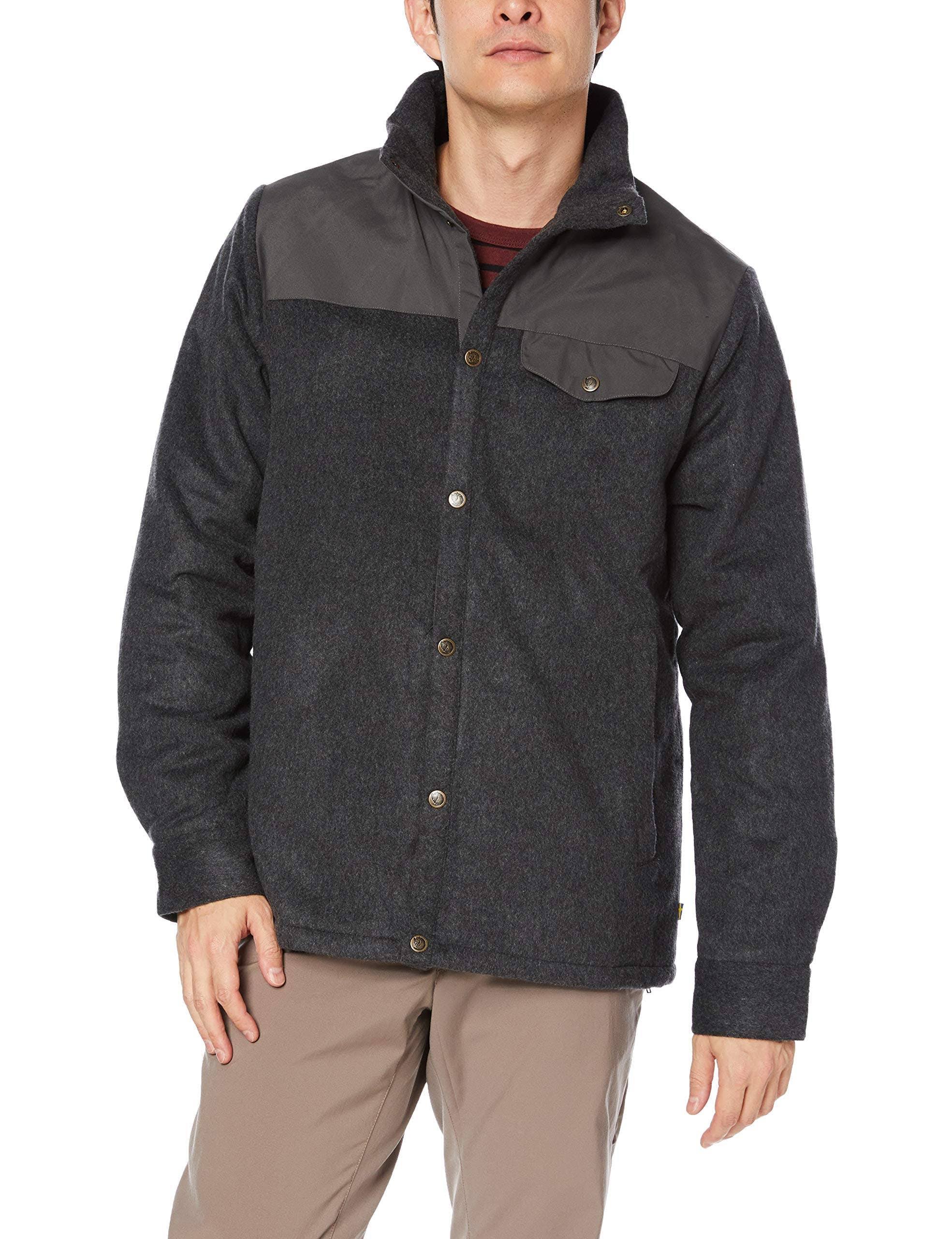 Fjallraven Canada Wool Padded Jacket - Men&s Stone Grey, L