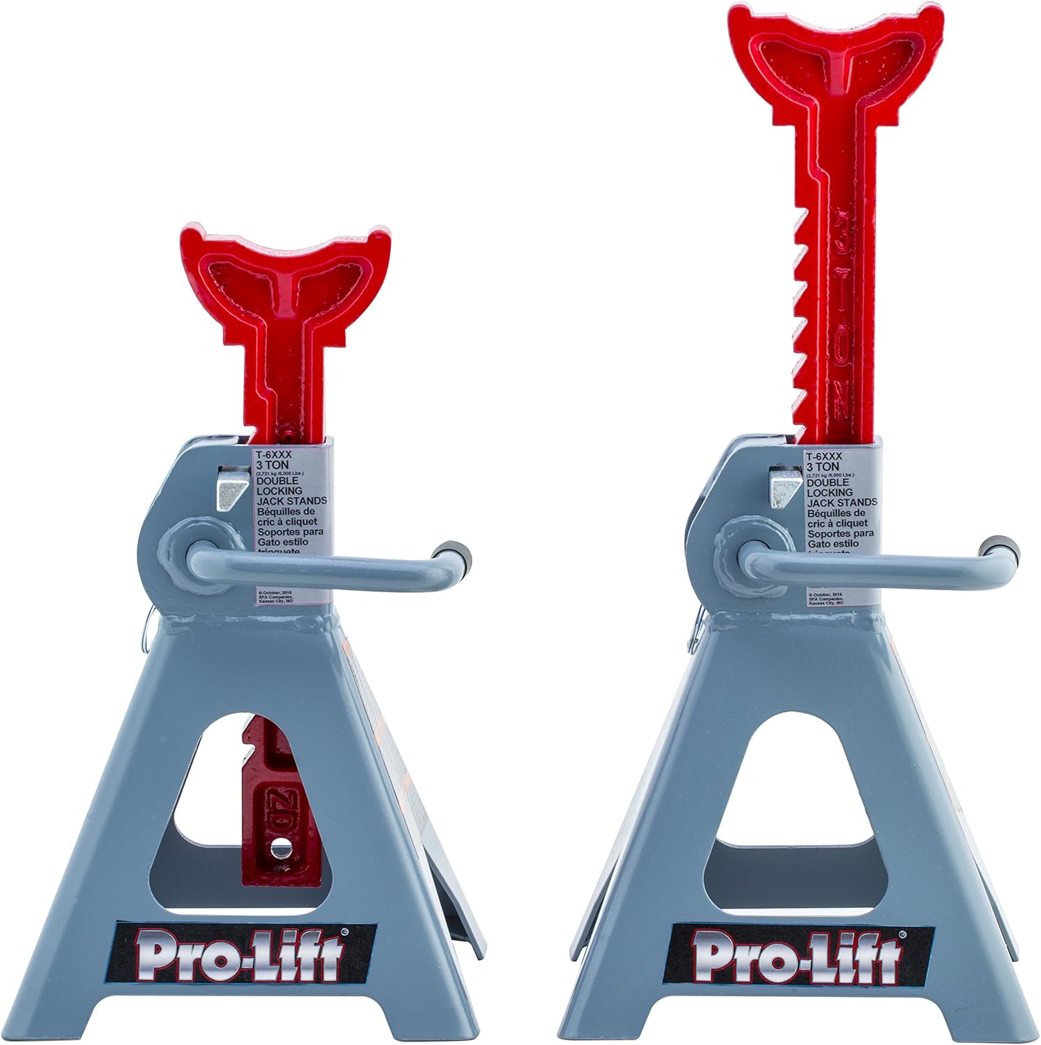 Pro-LifT T-6903D Double Pin Jack Stands - 3 Ton