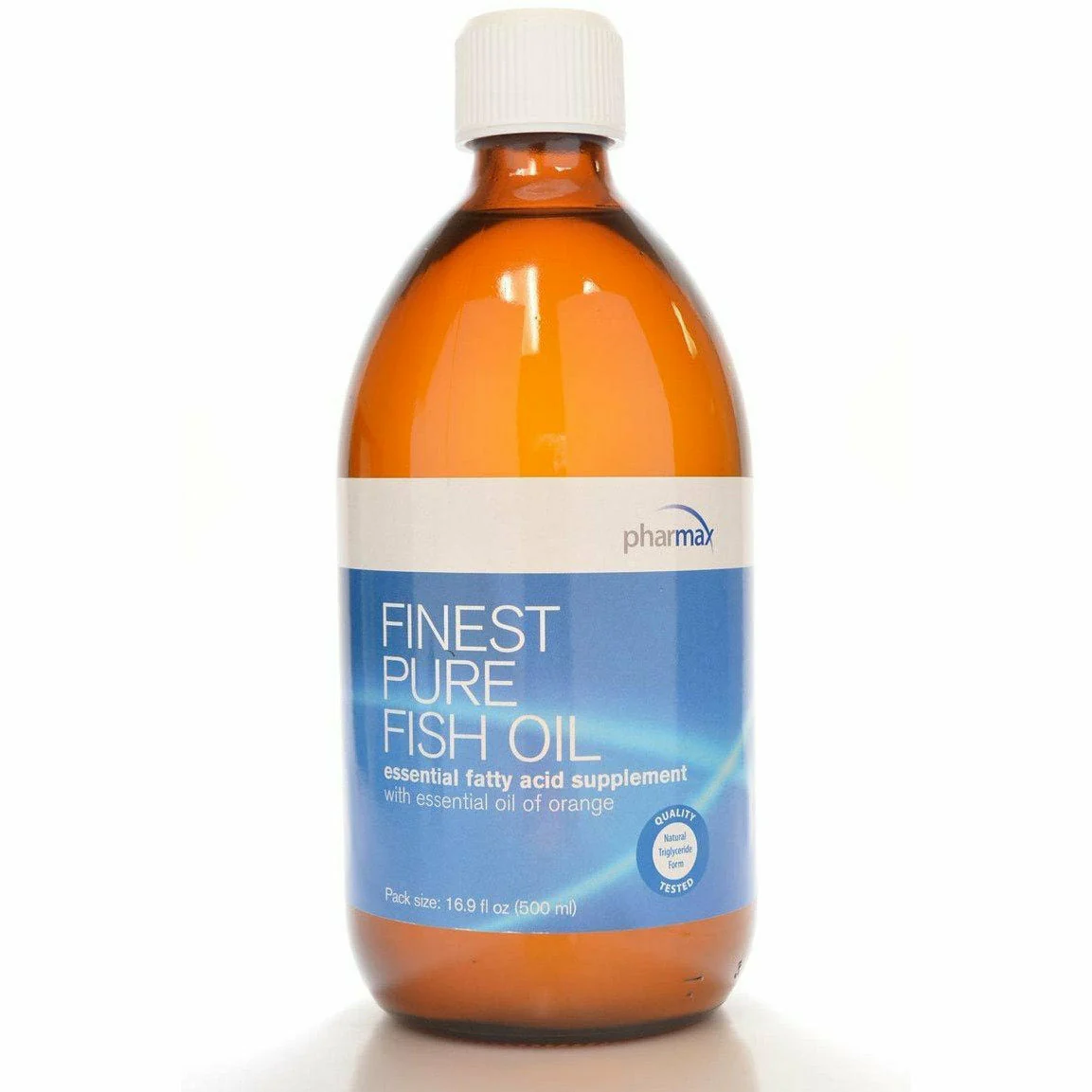 Finest Pure Fish Oil 16.9 fl oz (500 ml) by Pharmax - Kansas Nuitrition - HNZSDS