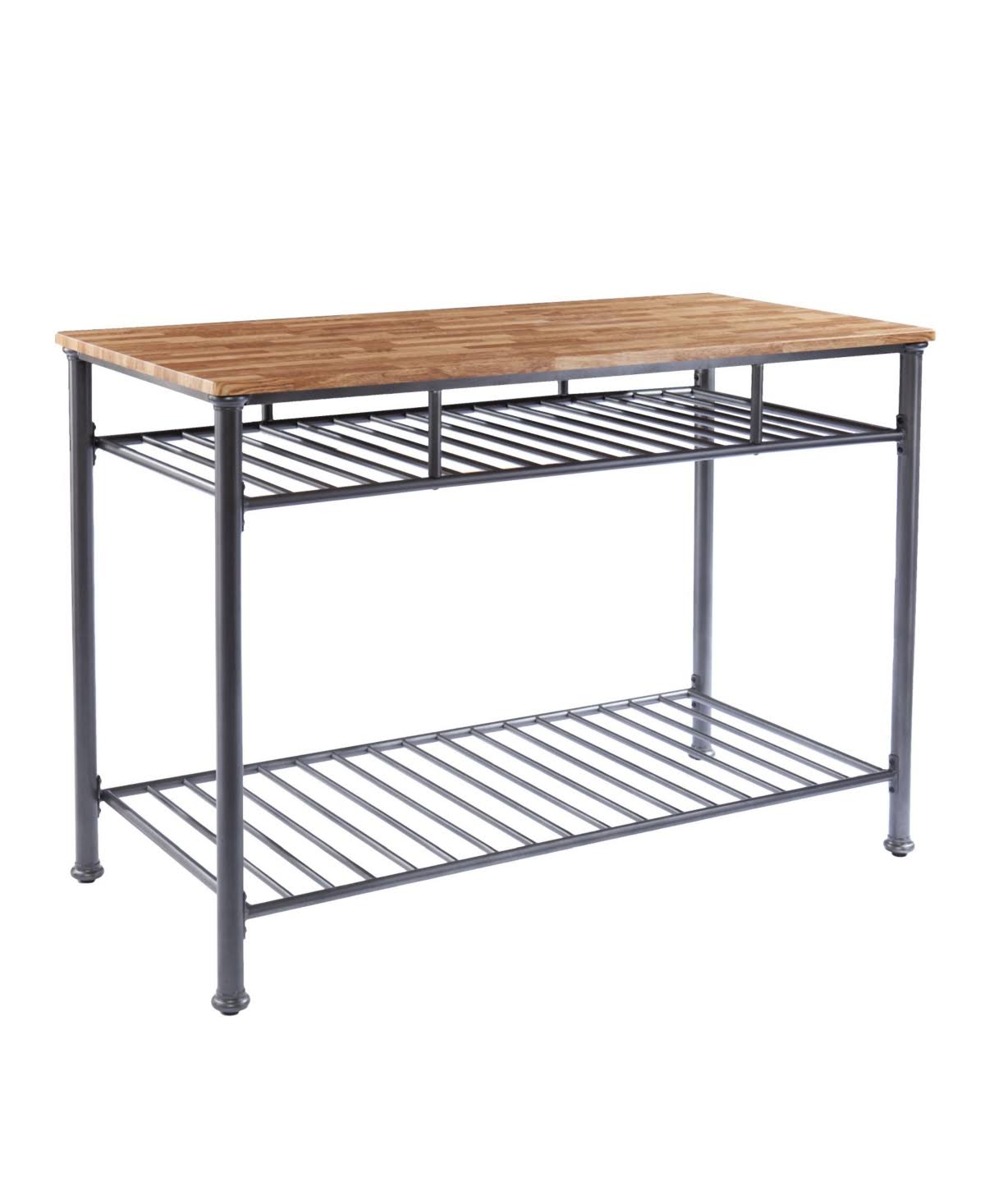 Karadigan Kitchen Island with Storage - Open Brown