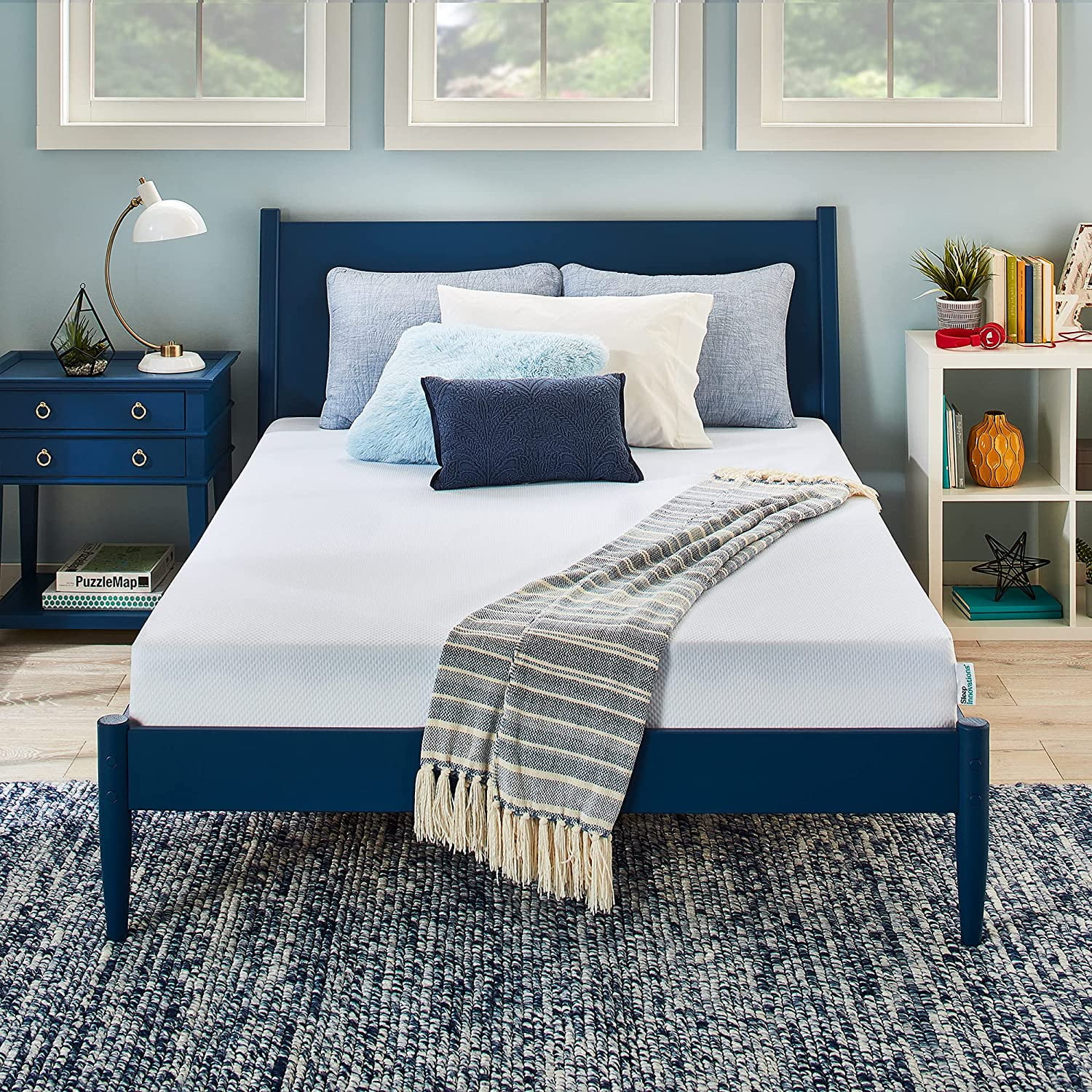 YUMIAO Marley 8 Inch Cooling Gel Memory Foam Mattress, Full Size, Bed in a Box, Medium Firm Support - Curated Treasures Market