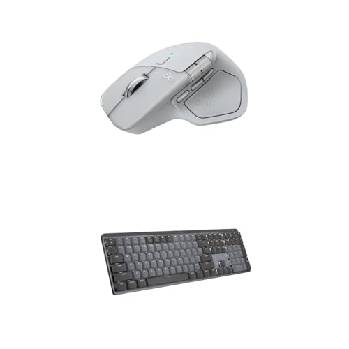 Logitech MX Master 4, Ergonomic Wireless Mouse with Advanced Performance Haptic Feedback, Ultra-Fast Scrolling, USB-C Charging, Bluetooth, Windows
