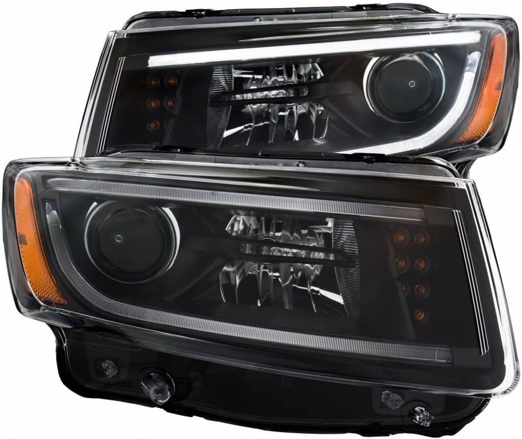 ANZO For Jeep Grand Cherokee 2014 2015 Projector Headlights Black | 111329