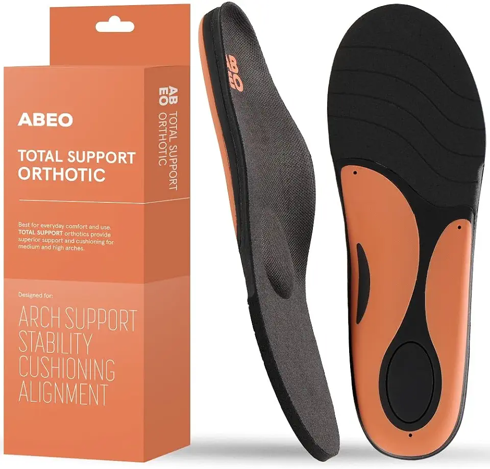 ABEO Total Support Metatarsal Insoles for Men | Metatarsalgia Insoles | Metatarsal Orthotics for Men | Orthotic Inserts for Men | Arch Support