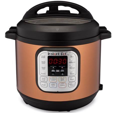 Instant Pot Duo 6-Quart Copper Stainless 7-in-1 Multi-Use Programmable Pressure Cooker, Slow Cooker, Rice Cooker, Saut, Steamer,