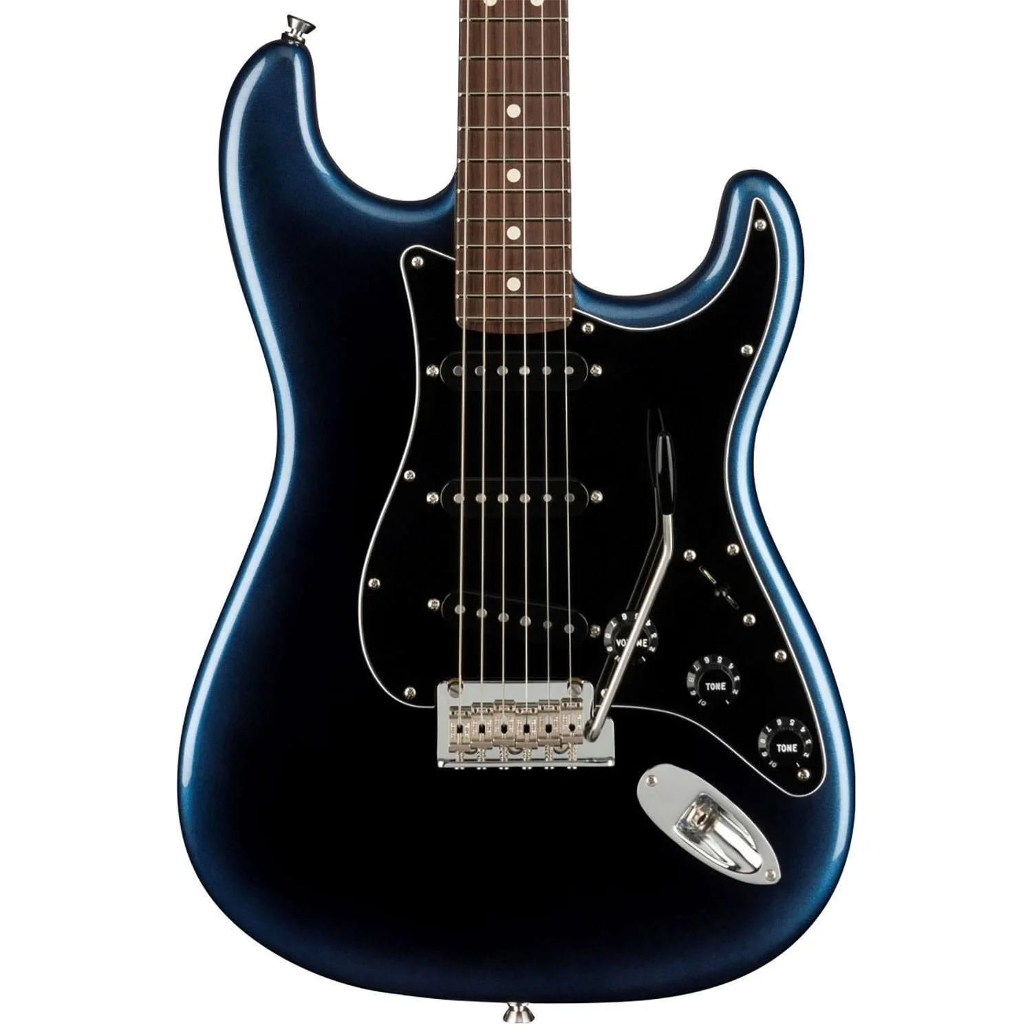 Fender American Professional II Stratocaster Electric Guitar (Dark Night, Rosewood Fretboard) - Curated Treasures Market