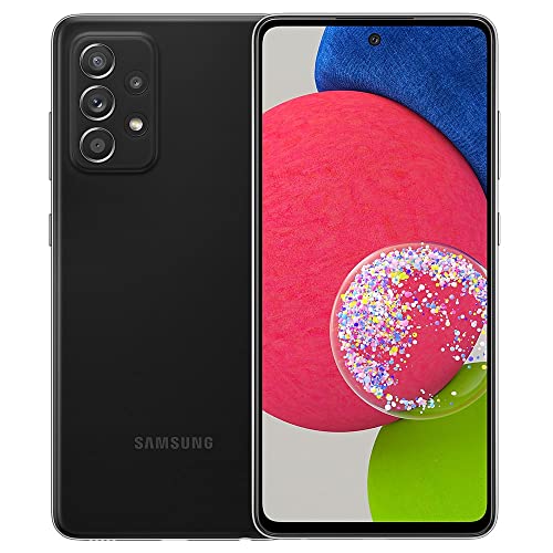 Samsung Galaxy A52 (5G) 128GB A526U 6.5" Display Quad Camera Smartphone - Black (Renewed)