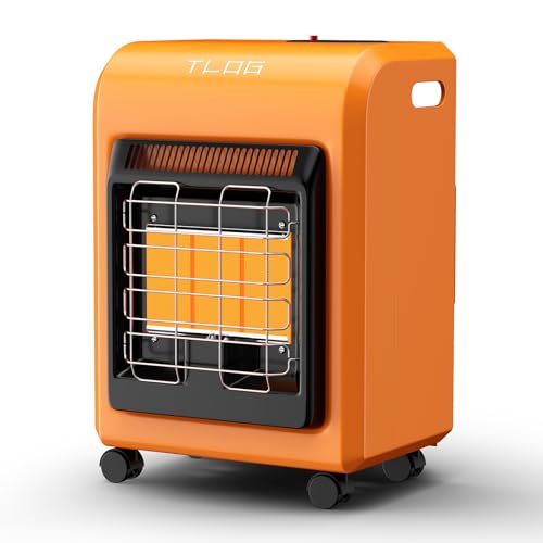 TLOG outdoor propane heater，18,000 BTU Portable Liquid Propane Gas Heater with ODS & Tip-over Protectionfor Garges, Workshops, Patio, Camping