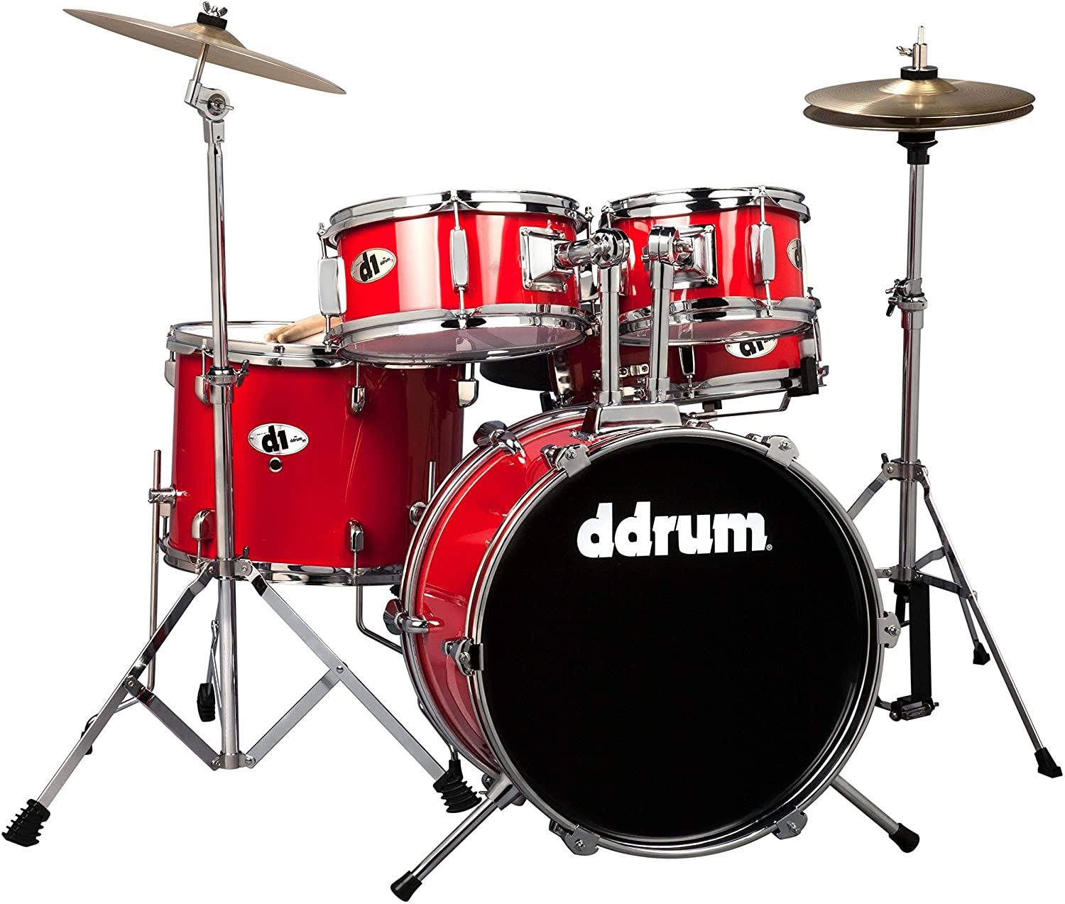 ddrum - D1 Junior 5-Piece Drum Set - Candy Red