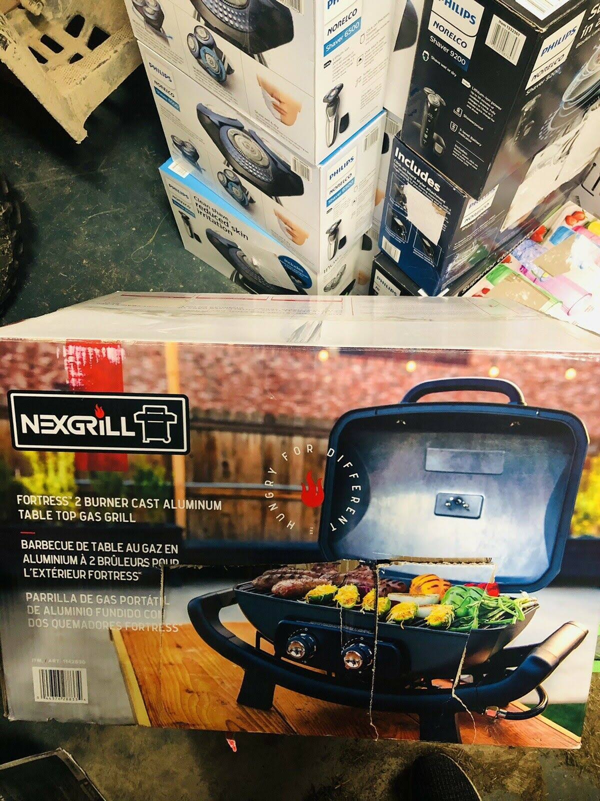 Nexgrill Cast Aluminum Table Top GAS BBQ 1902307