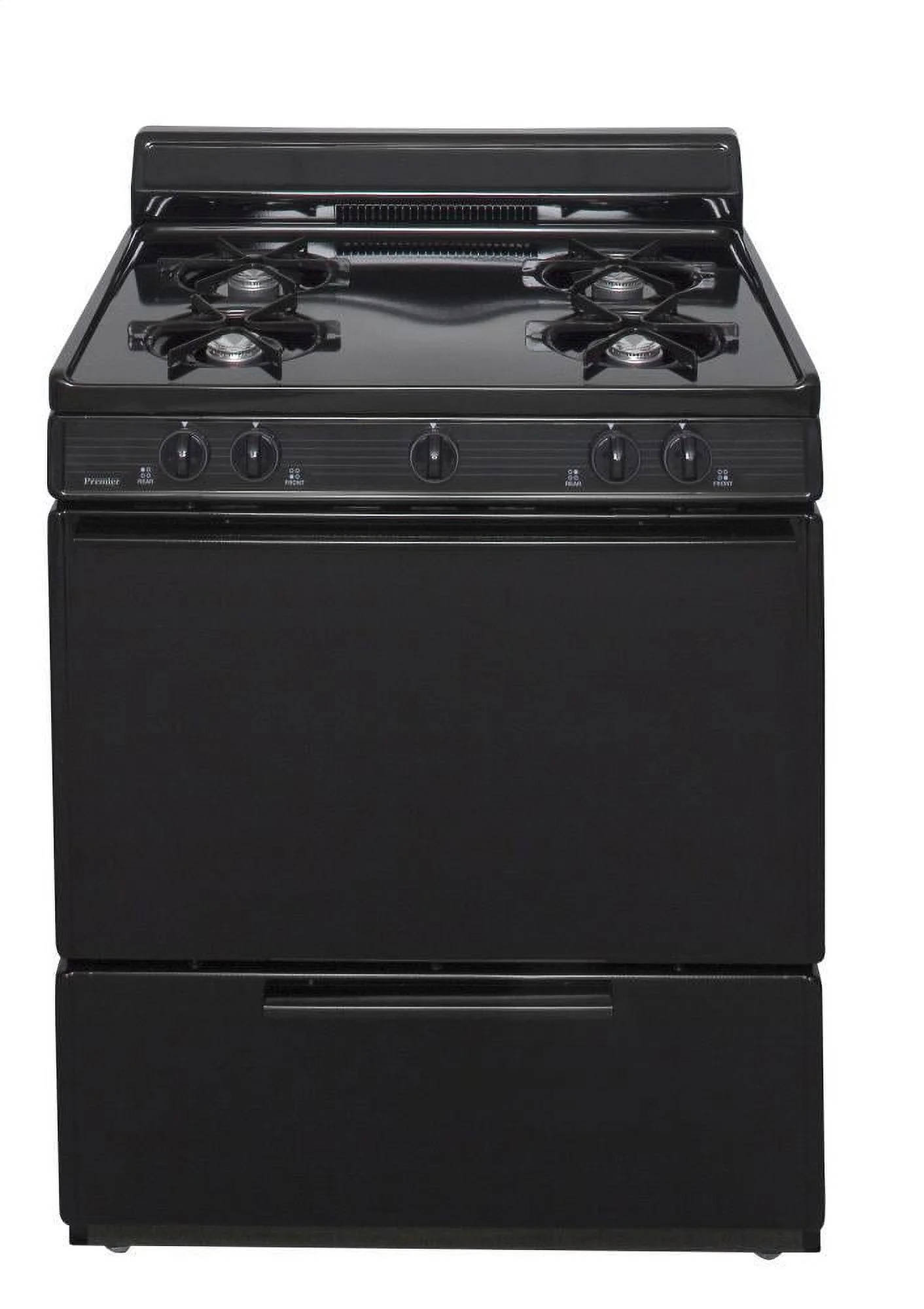 PREMIER BFK100BP  30" FREE STANDING GAS RANGE Black