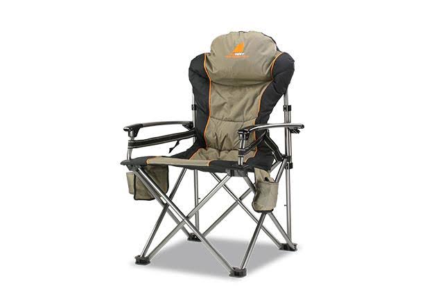 Oztent King Kokoda Camping Outdoor Chair with Lumbar Support