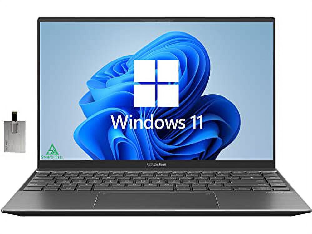 Asus 2022 Zenbook 14'' FHD Laptop, AMD 5th Gen Ryzen 5-5500U, 8GB RAM, 1TB PCIe SSD, Backlit Keyboard, NVIDIA GeForce MX450, HD Webcam