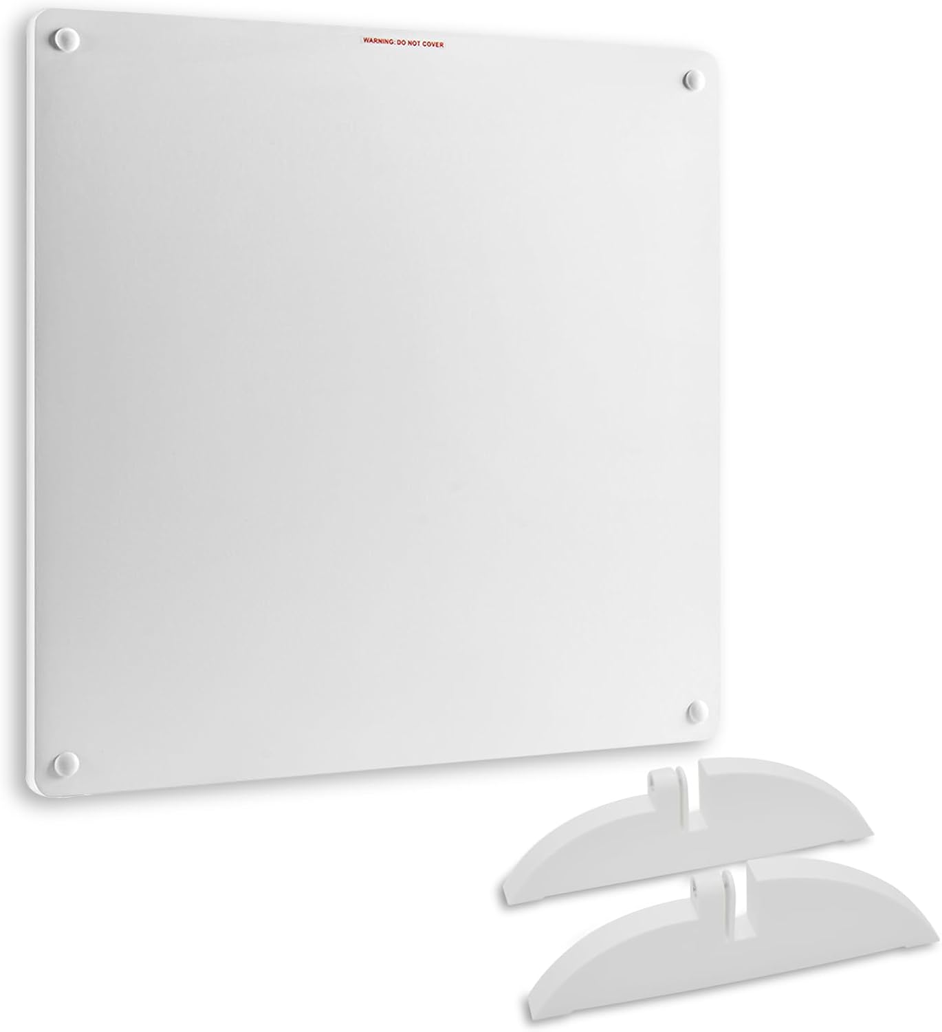 Wall Mount Space Heater Panel, 400W Convection Heater Standing Ceramic Wall Heater Silent Fanless Operation