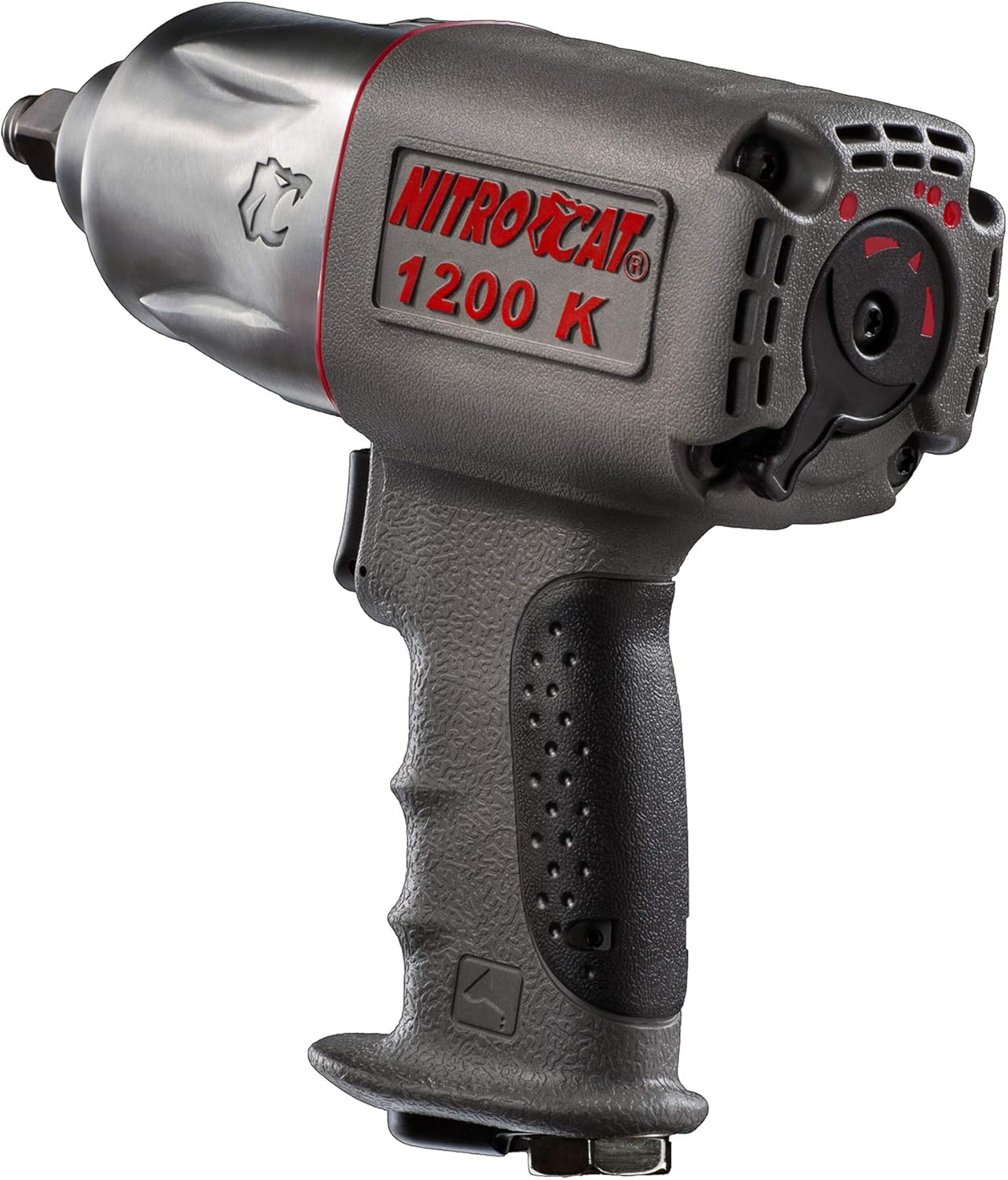 AIRCAT 1200-K 1/2-Inch Nitrocat Kevlar and Composite Twin Clutch Impact Wrench 1295 ft-lbs