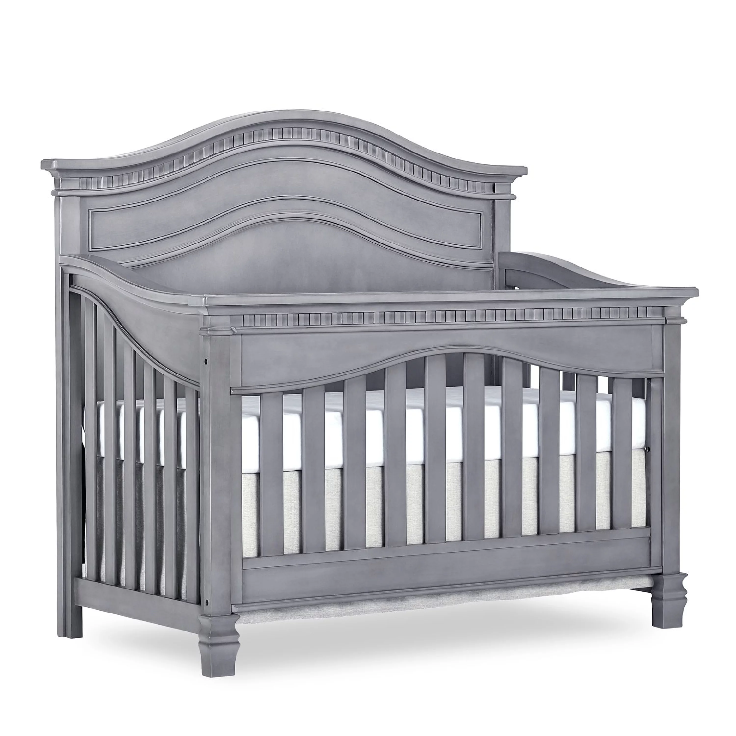 Evolur Cheyenne 5-in-1 Full Panel Convertible Crib, Stormy Grey