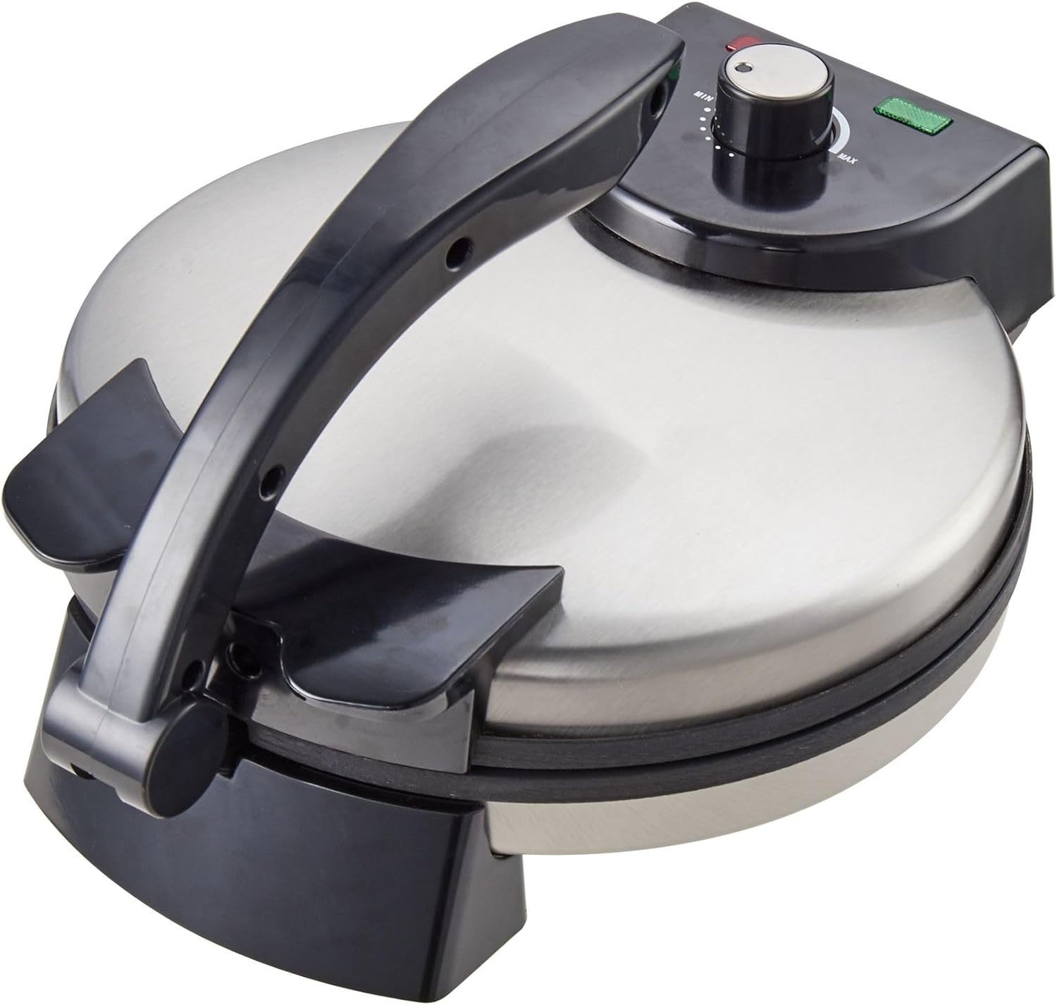 Electric Roti Maker Tortilla Press 10 Inch Multipurpose Electric Tortilla Maker Automatic Electric Chapati Press with Removable Handle Roti Tortilla