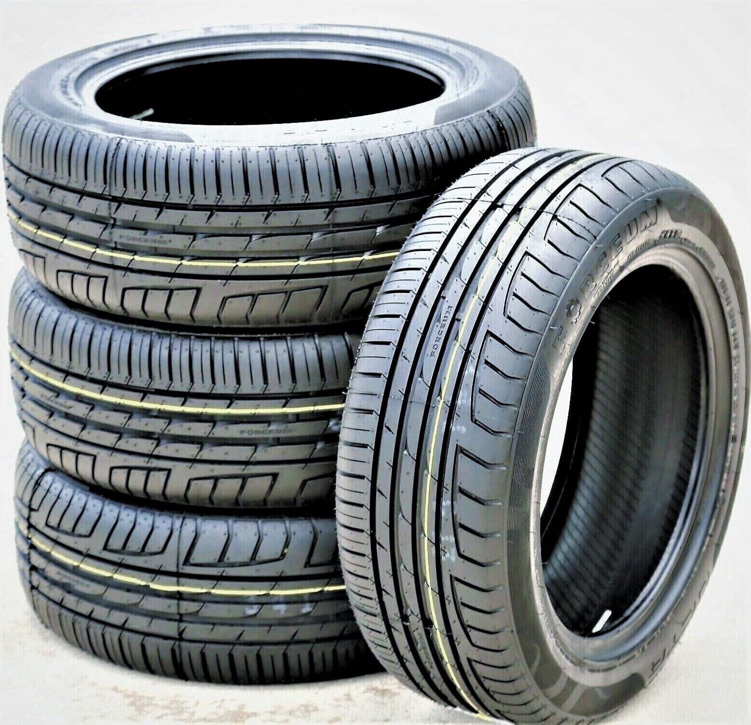 Set of 4 (FOUR) Forceum Octa All-Season Passenger Car Performance Radial Tires-205/60R16 205/60/16 205/60-16 96V Load Range XL 4-Ply BSW Black Side