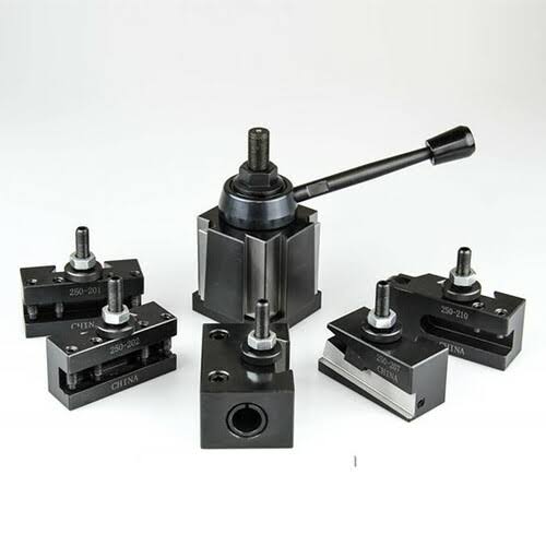 All Industrial 47426 CA Wedge Tool Post Set CNC High Precision Quick Change Lathe Holders 400 Series