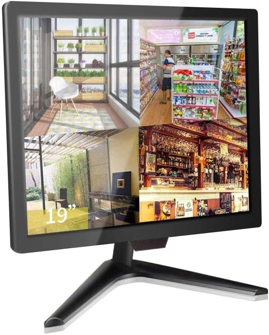 19 inch CCTV Security Monitor, Cocar Security Surveillance Monitor for Home Security Systems Surveillance Camera STB PC