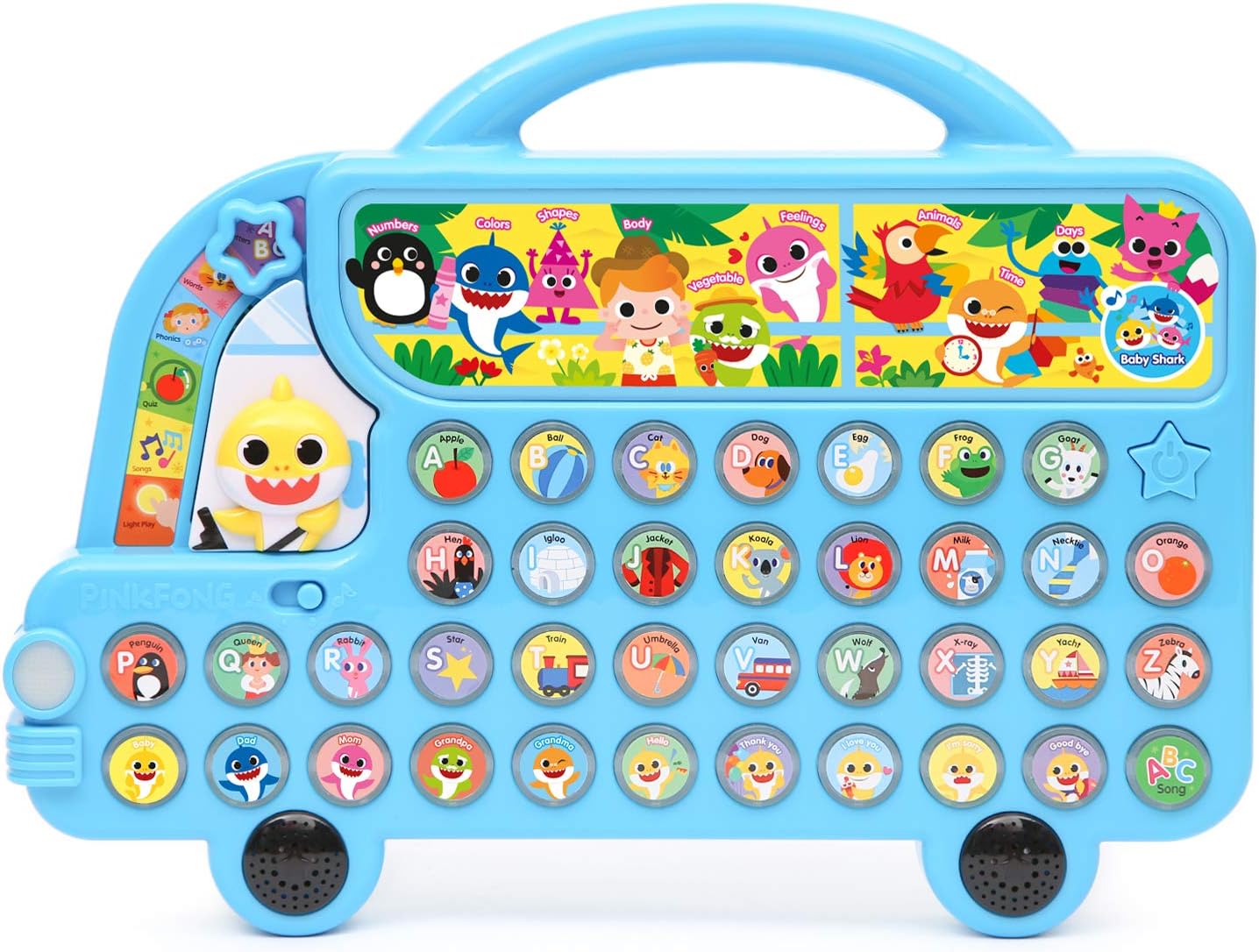 Pinkfong Baby Shark ABC Alphabet Bus , 2nd Edition Pack of 2
