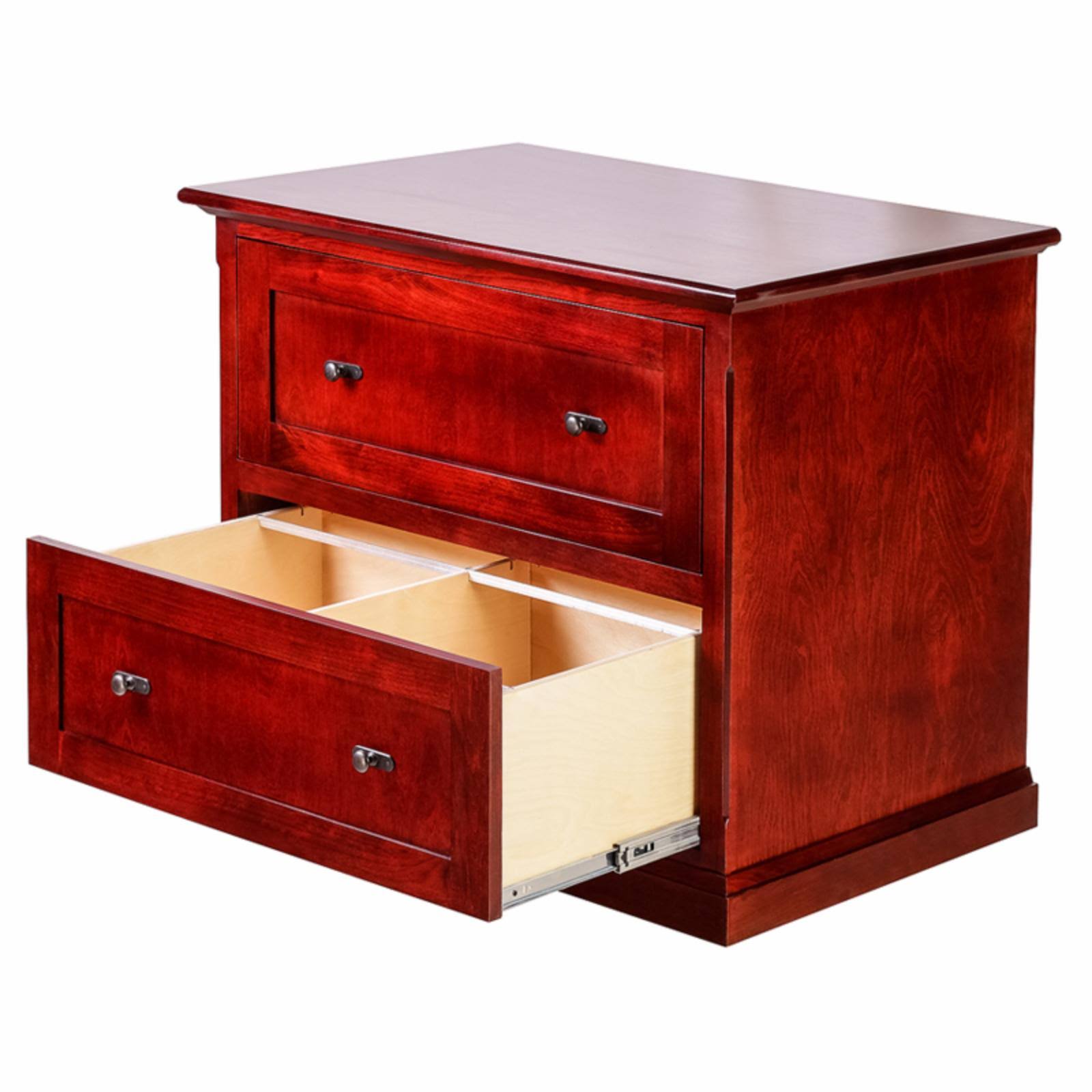 Forest Designs Mission Lateral File Cabinet Unfinished Oak