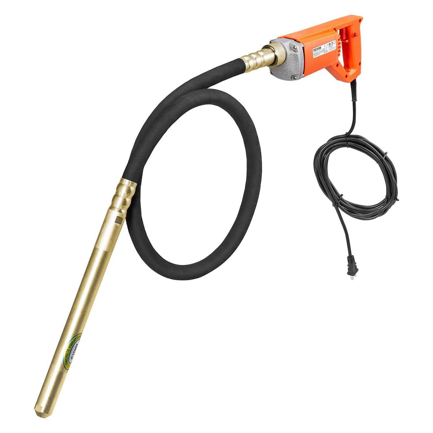 VEVOR Handheld Concrete Vibrator 800W Electric Vibrator 13000 Vpm Electric Concrete Vibrating Tool - Shop Hardware Tools Online Store