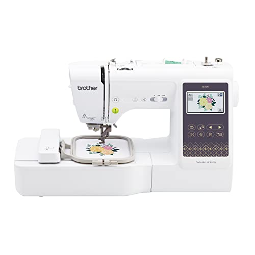 Brother SE700 Sewing and Embroidery Machine, Wireless LAN Connected, 135 Built-in Designs, 103 Built-in Stitches, Computerized, 4" x 4" Hoop Area