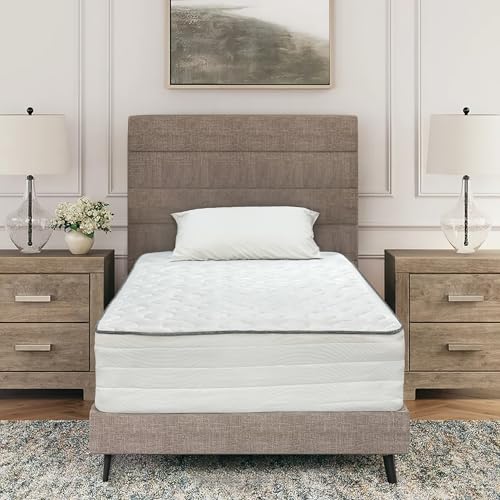 Twin Bed Mattress – 12 Inch Hybrid Twin Mattress with Pocketed Coil Spring with High Density & Comfort Cold Foam - Eco-Friendly