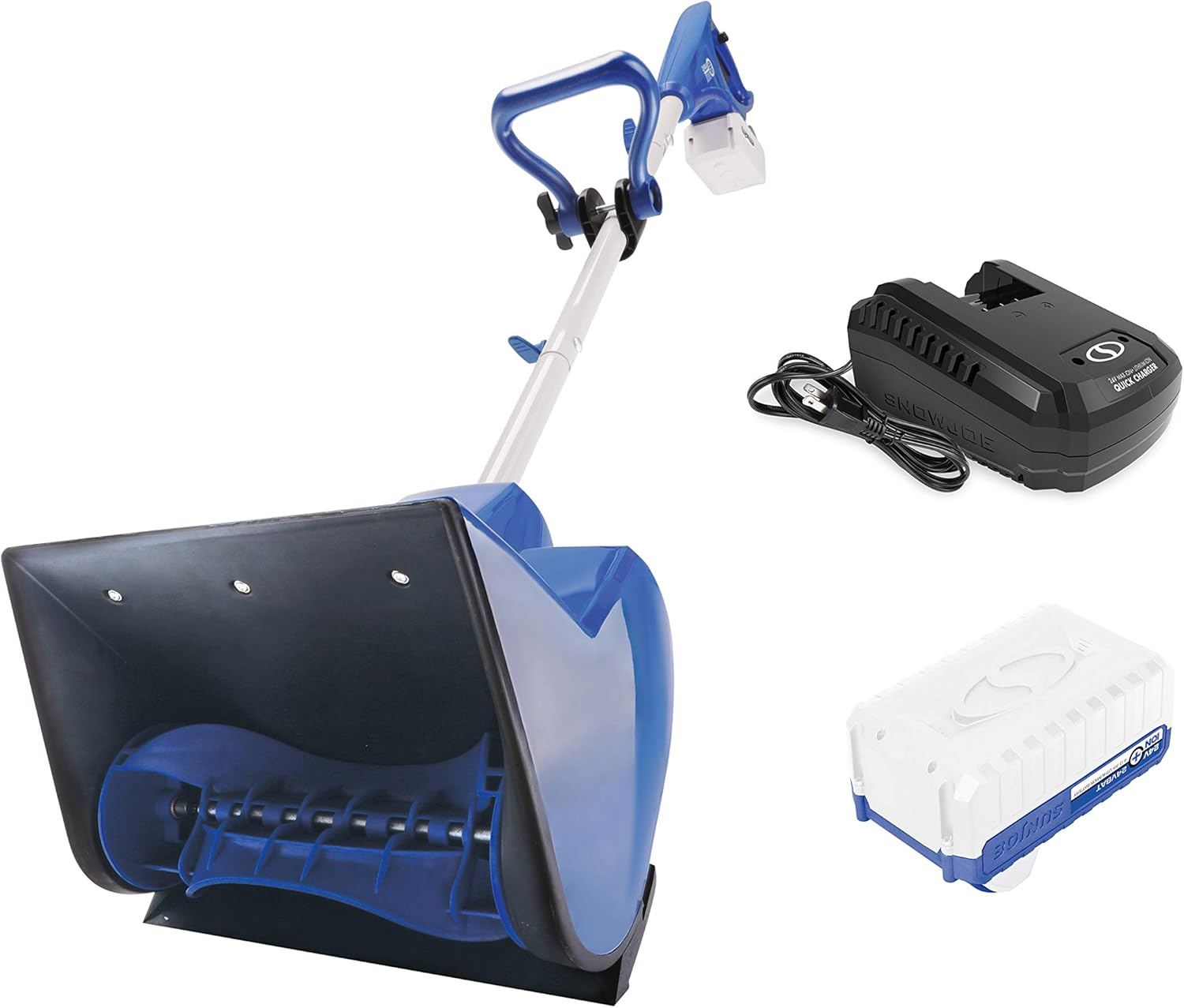 Snow Joe 24V-SS11-XR 24-Volt 11-Inch 5-Ah Cordless Snow Shovel, Kit (w/5-Ah Battery + Quick Charger)