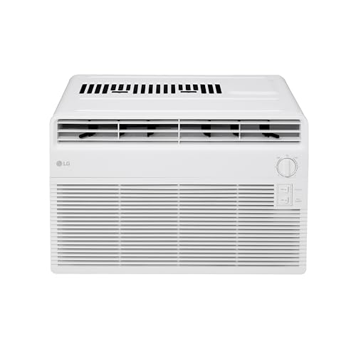 LG LW5024X Window Air Conditioner, for Small Room (150 Sq.Ft), Quiet Operation, 115V, 5,000 BTU, White