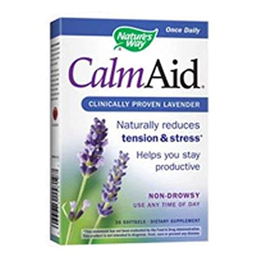 Natures Way Nat Way Calm Aid Clinical Lavender Softgel 30 Sg - Kansas Nuitrition - HNZSDS