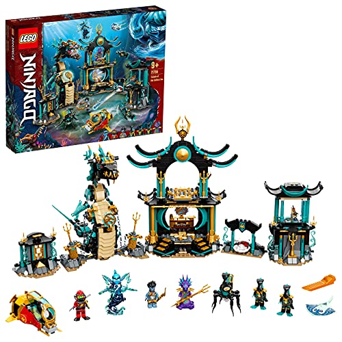LEGO 71755 NINJAGO Temple of The Endless Sea Building Toy, Underwater Playset with Ninja Kai Minifigure, Gifts for 9 Plus Year Old Boys & Girls