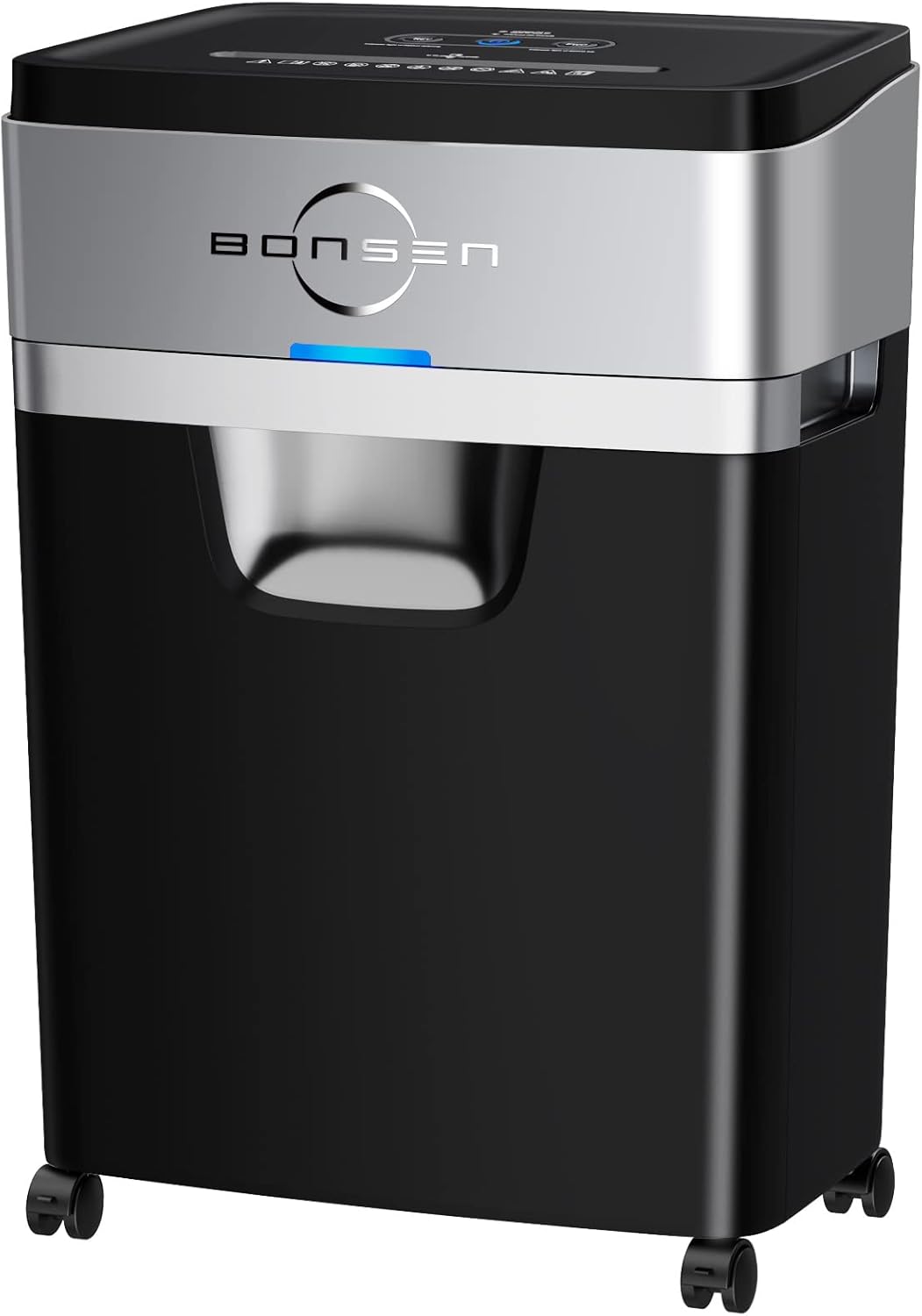 BONSEN 18-Sheet Paper Shredder, 30-Minute Heavy Duty Cross-Cut Paper, CD and Credit Card Shredder for Office