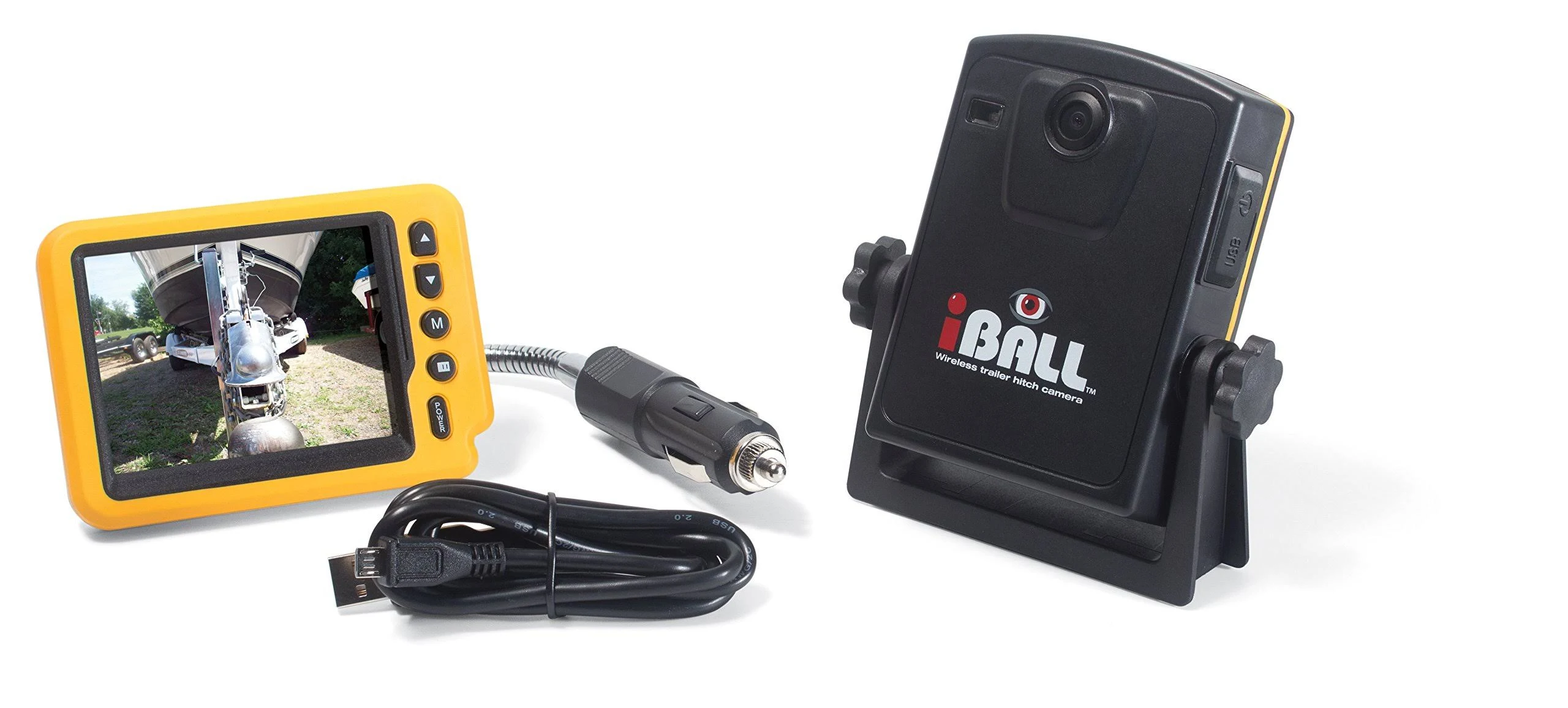 iBall 5.8GHz Wireless Magnetic Trailer Hitch Rear View Camera