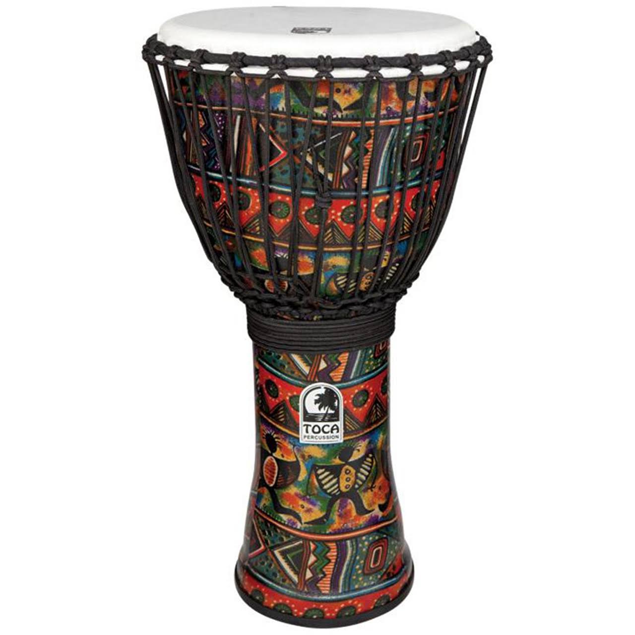 Toca Freestyle II Rope-Tuned Djembe 10 in African Dance
