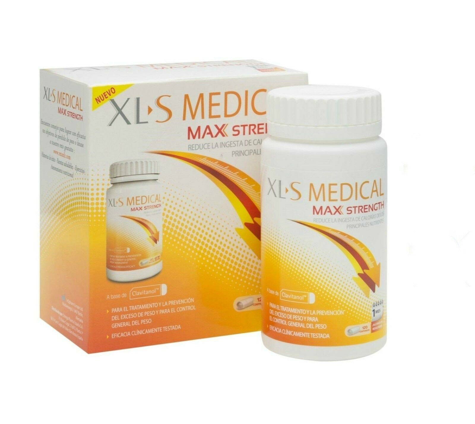 XLS Medical Max Strength - 120 Caps Weight Loss One Month Supply