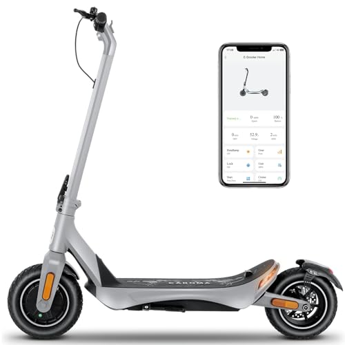 Caroma Electric Scooter, Peak 850W Powerful Motor, 30 Miles Long Range and 36 MPH Top Speed, Turn Signal & Cruise Control