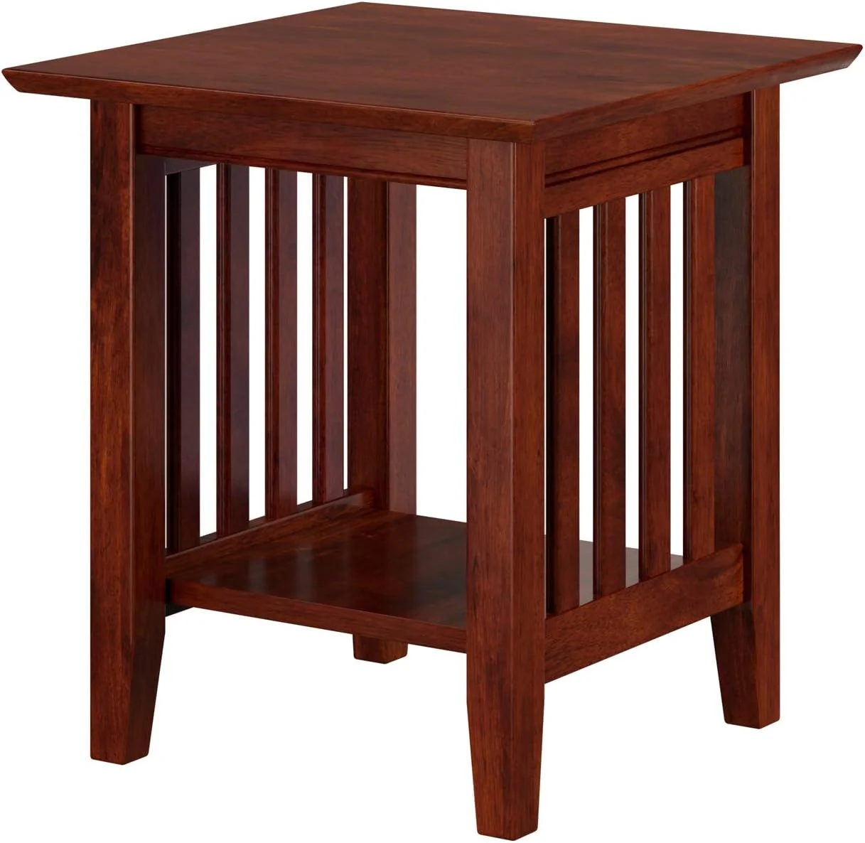 Atlantic Furniture AH14204 Mission End Table, Walnut