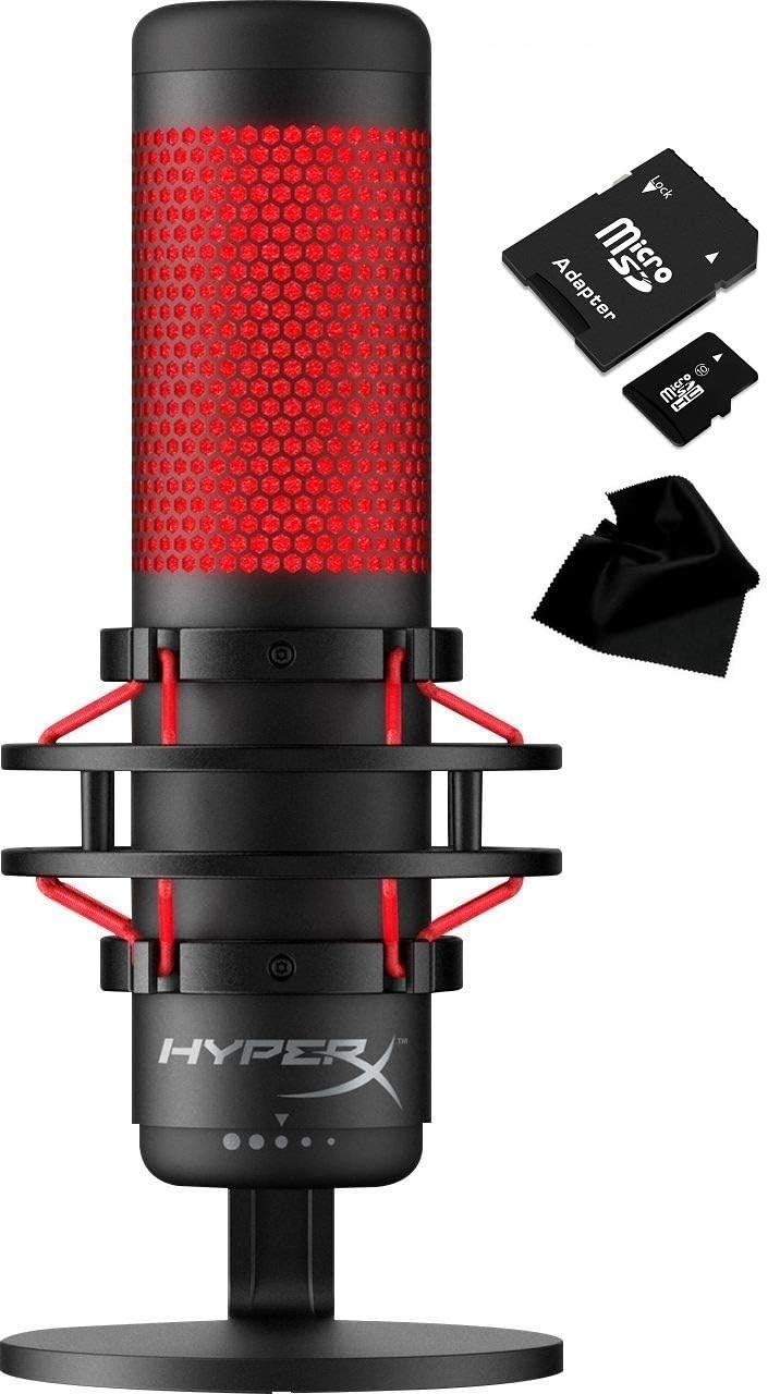 Newest HyperX - QuadCast USB Multi-Pattern Electret Condenser Microphone | 2020 Edition | for PS4