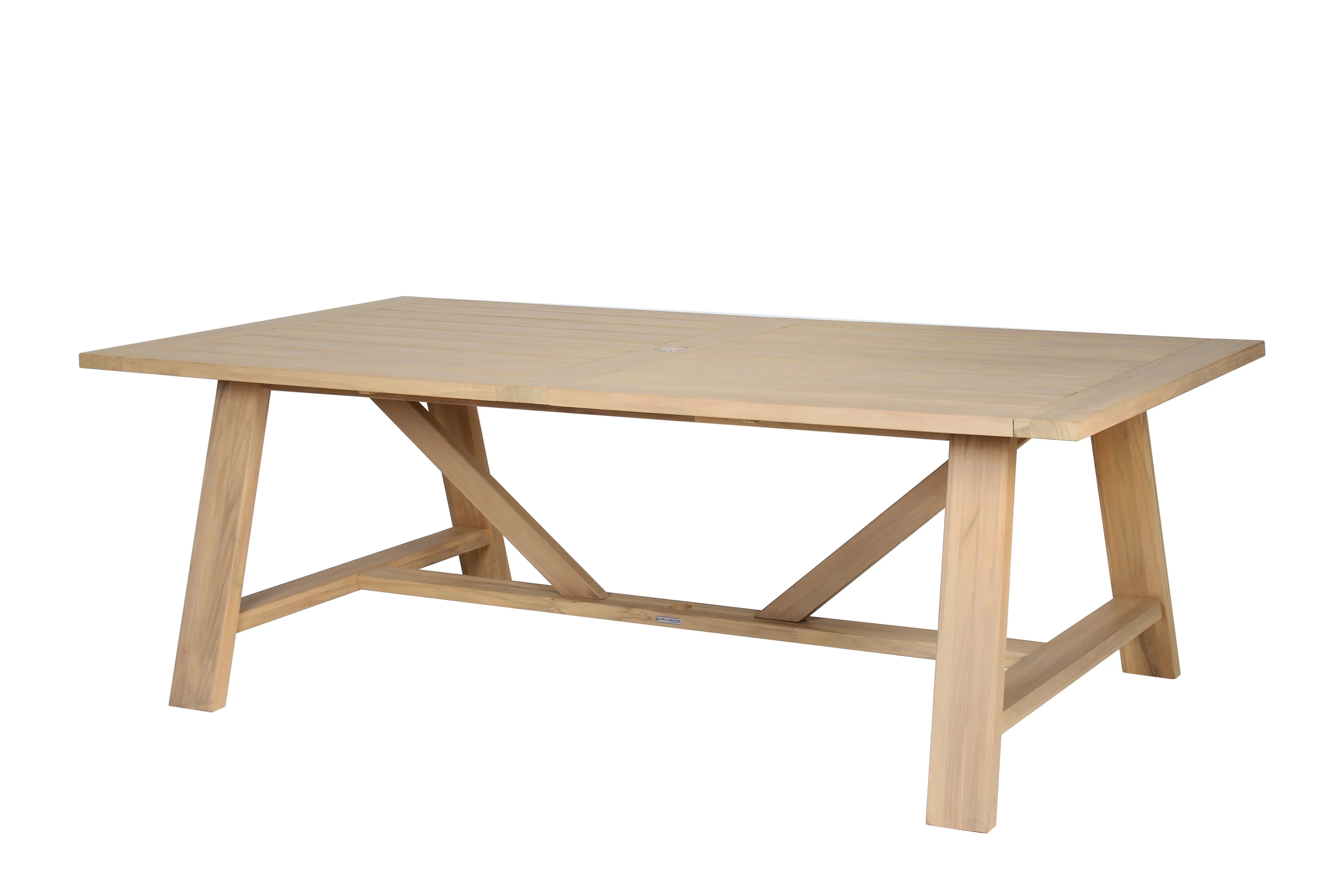 Better Homes & Gardens Ashbrook, Outdoor, Teak Dining Table by Dave & Jenny Marrs