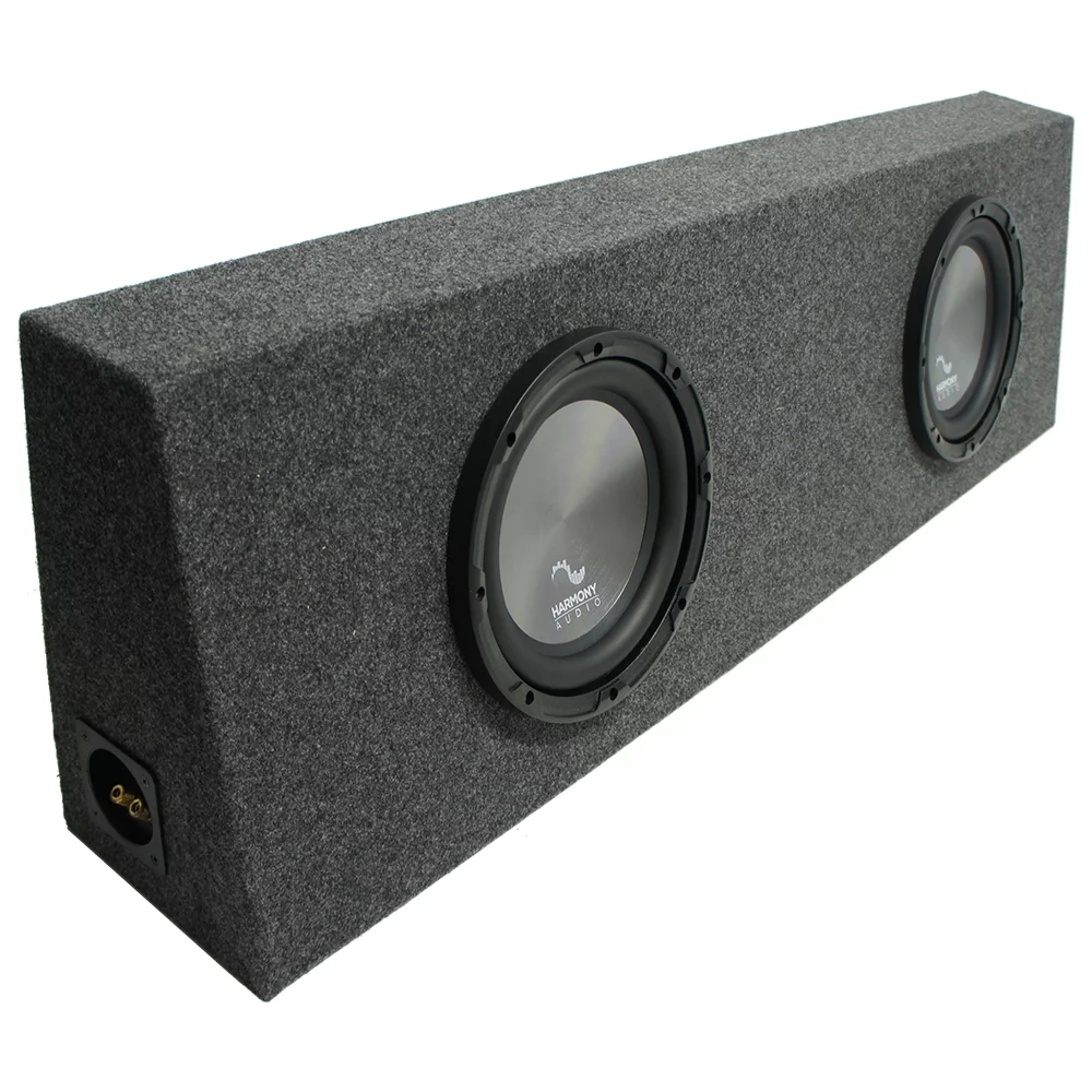 Universal Regular Standard Cab Truck Harmony A102 Dual 10" Sub Box Enclosure