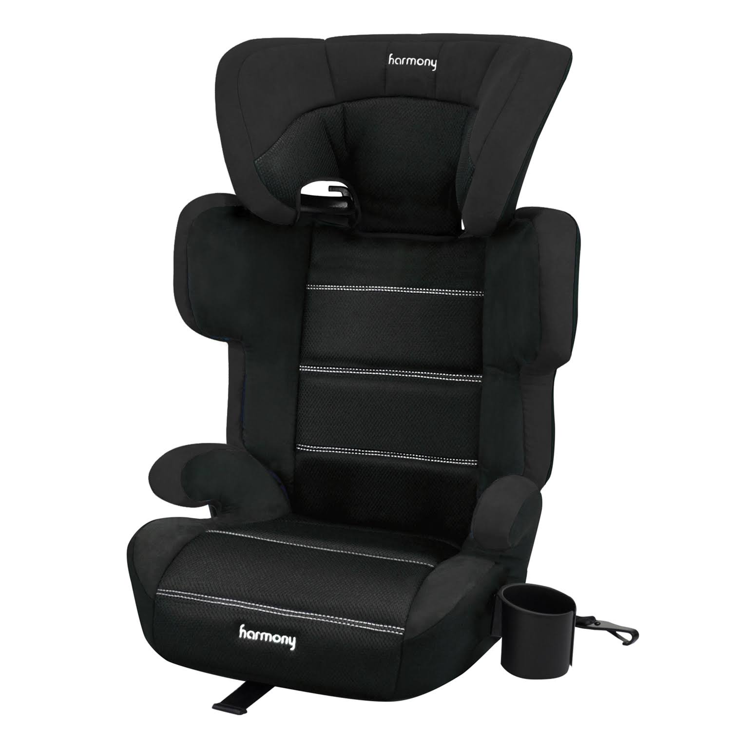 Harmony Dreamtime Elite Comfort Booster Car Seat with Latch - Black