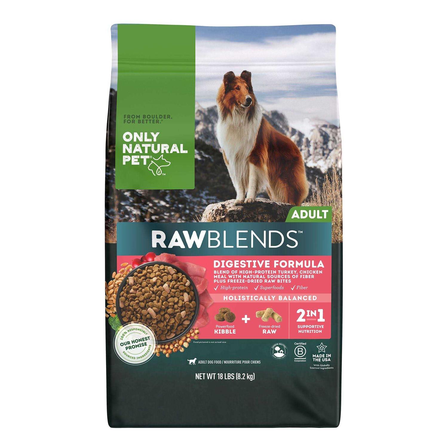 Only Natural Pet RawBlends Adult Dry Dog Food - Pet Supplies online store