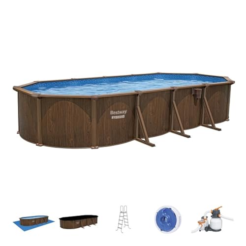 Bestway Hydrium Steel Wall Above Ground Swimming Pool Set - Radiant Selections