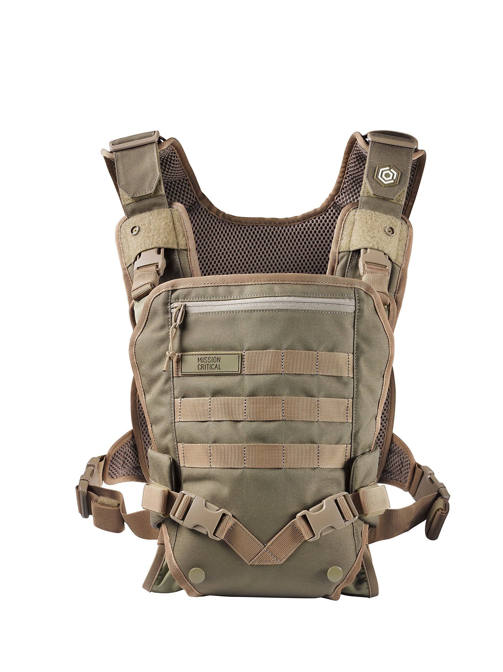 Mission Critical | S.01 Action Baby Carrier | Baby Gear for Dads | Front Carrier | Coyote